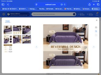 Home Sofa Cover Slipcover Couch Cover Protector Durable Multi-Function Furniture Cover for Dogs Cats Home Decor 71"x 118"Purple