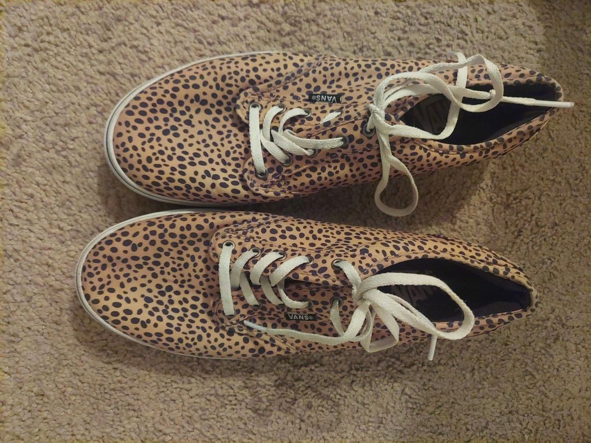 Vans Cheetah print size 10