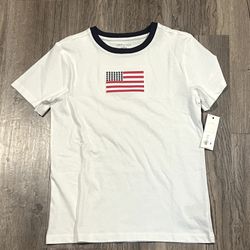 NWT Janie and Jack the Flag Tee. Fourth of July. Size 10.