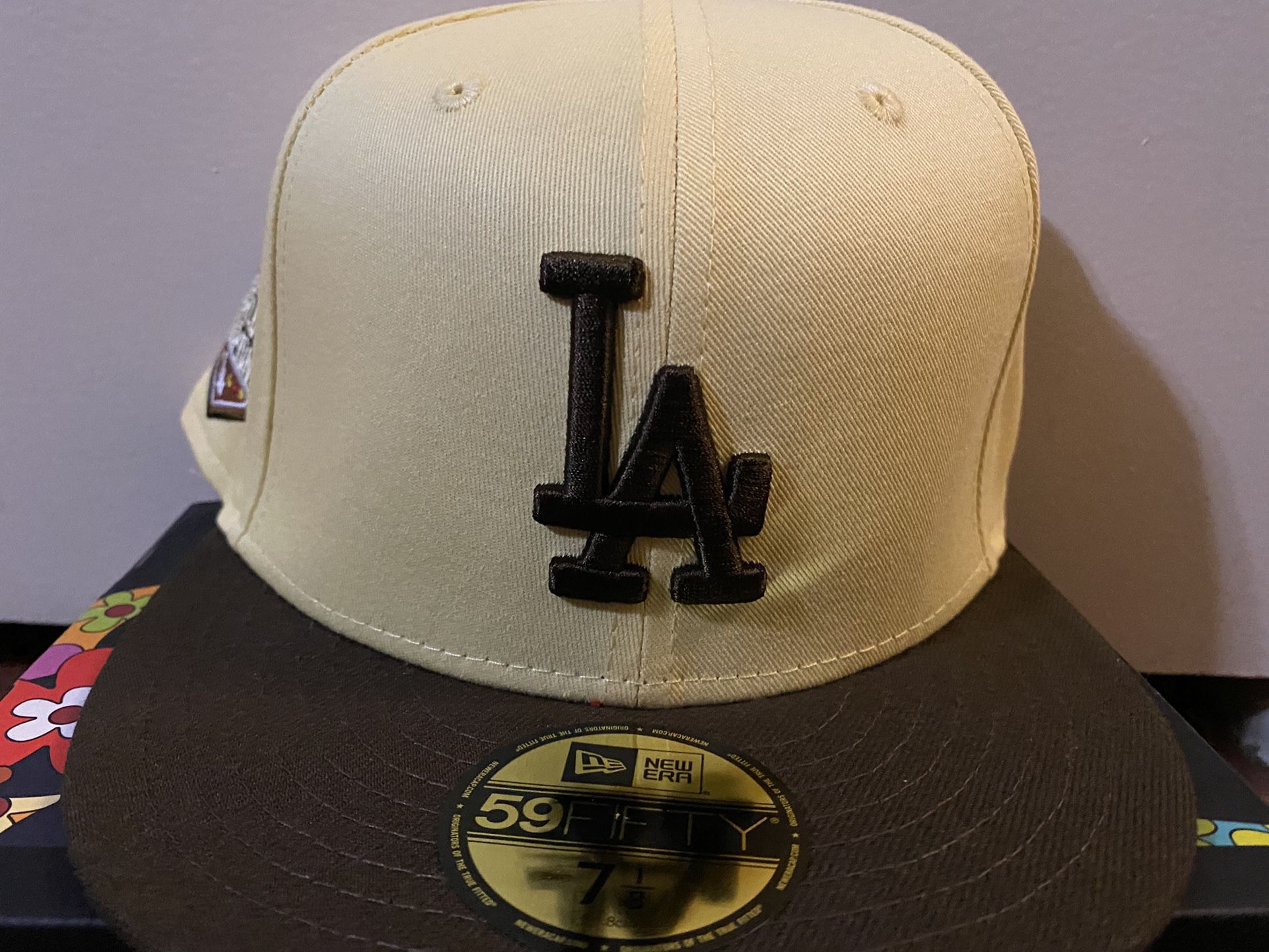 Ice Cream Banana New Era Dodgers Hat Size 7 1/8