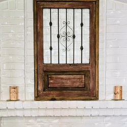 Spanish Wall Farmhouse Architectural Window: Receives tons of compliments!! Unique and gorgeous