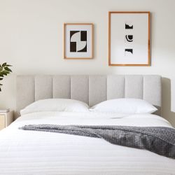 West Elm tufted Queen Sized Headboard (Emmett) 