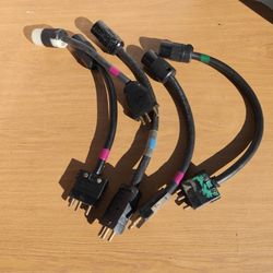 Stage Pin To Edison Nema-15 Adapters