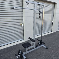 Weight Lat Pull Low Cable Machine