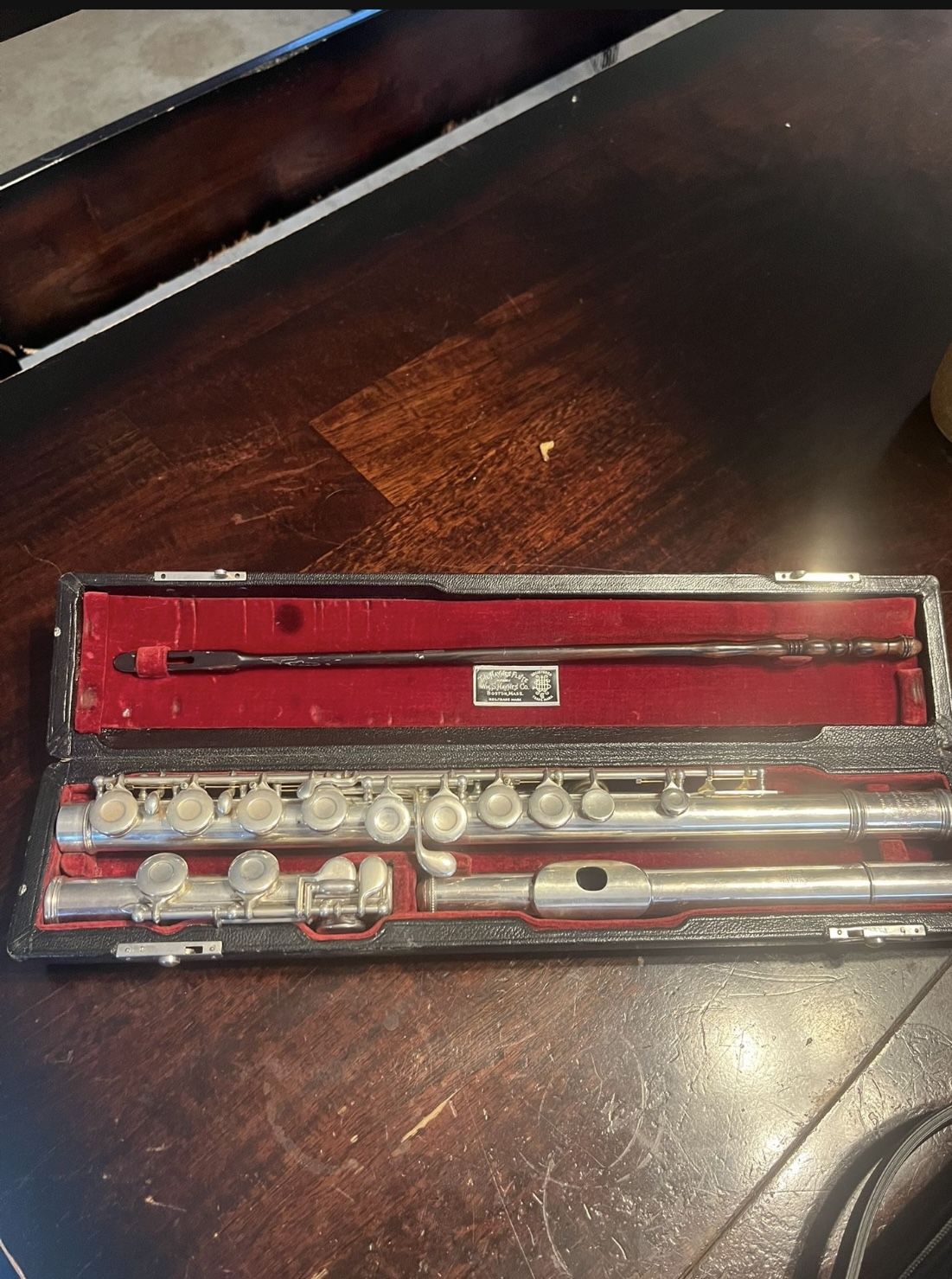 Wm. S Haynes Sterling Silver 1950 Flute Perfect Condition 