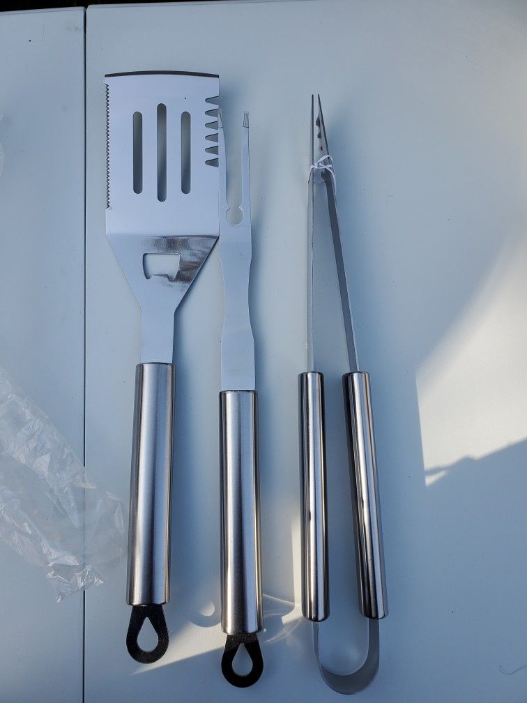 3 PC BBQ Tool Set New