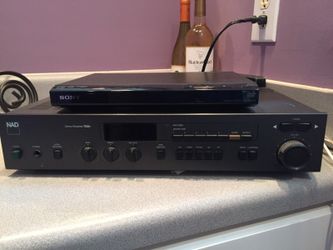 Receiver and CD player excellent condition