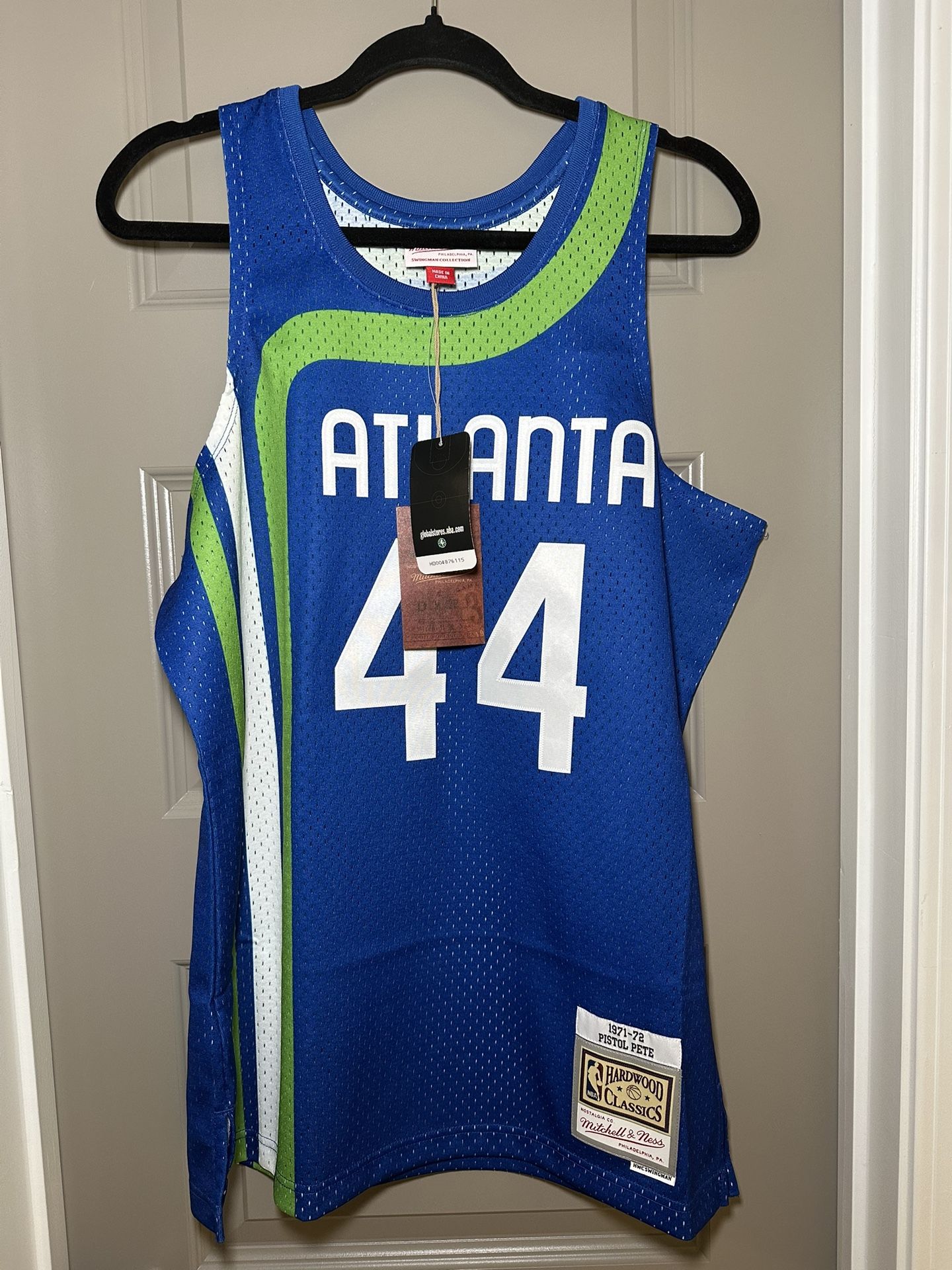 NEW NBA Atlanta Hawks Jersey Swingman Hardwood Classic