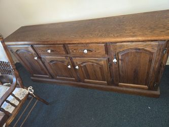 Oak cabinet