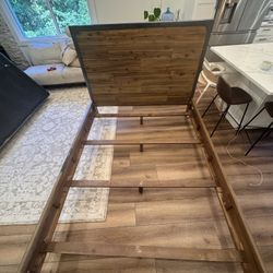 Bed frame Queen size| Beside Table