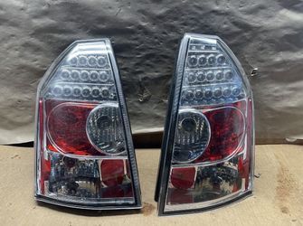 OT102 Fits 2003-2005 Chrysler 300c Chrome LED Taillight Pair 