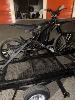 Black Electric Dirt Bike