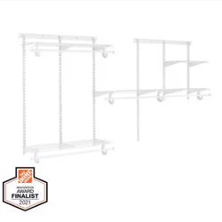 Everbilt 7 ft. - 10 ft. Regular Duty Closet Organizer Kit