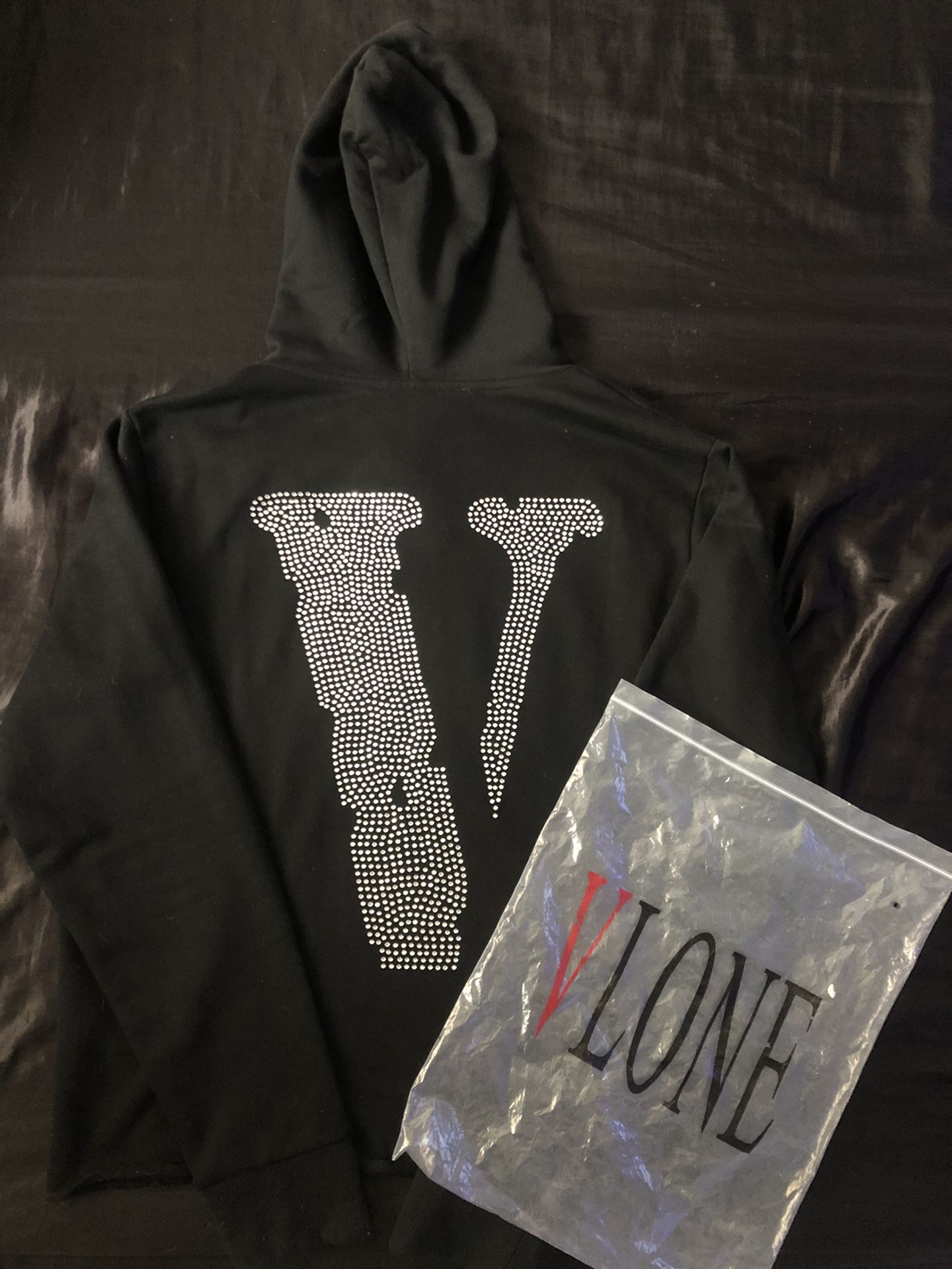 Vlone Swarovski Swarovski Crystal Hoodie Swarovski Diamond Vlone