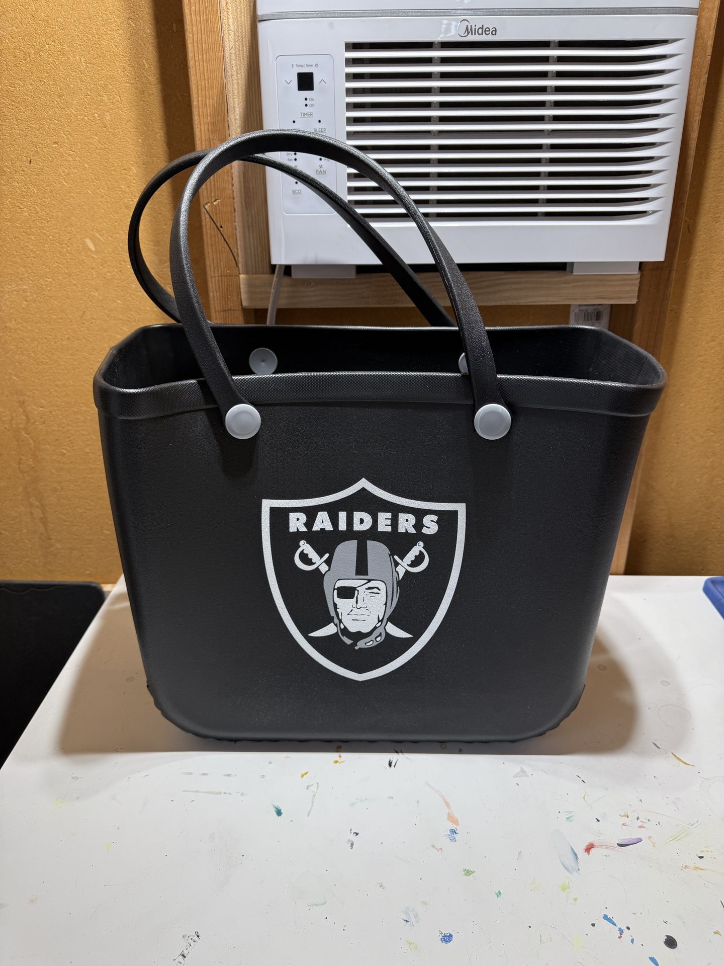 * * * Raiders Rubber Tote Bag * * *