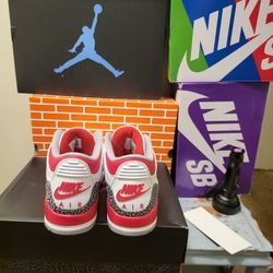 Size 13 Men's Air Jordan 3 Fire Red DS W/RECEIPT 