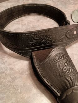 Embossed Leather Holster 