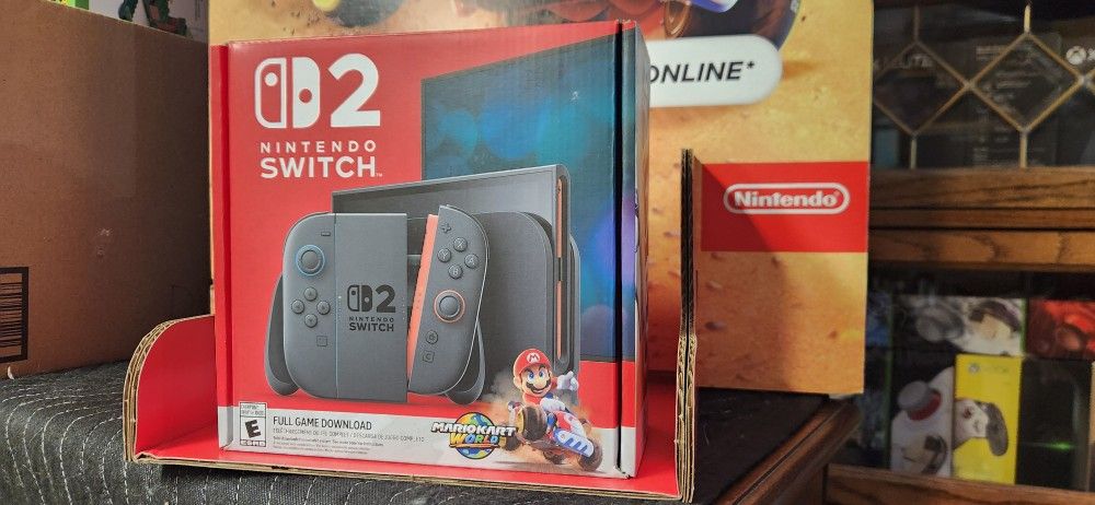 Nintendo Switch 2 MarioKart World Bundle Plus Standee