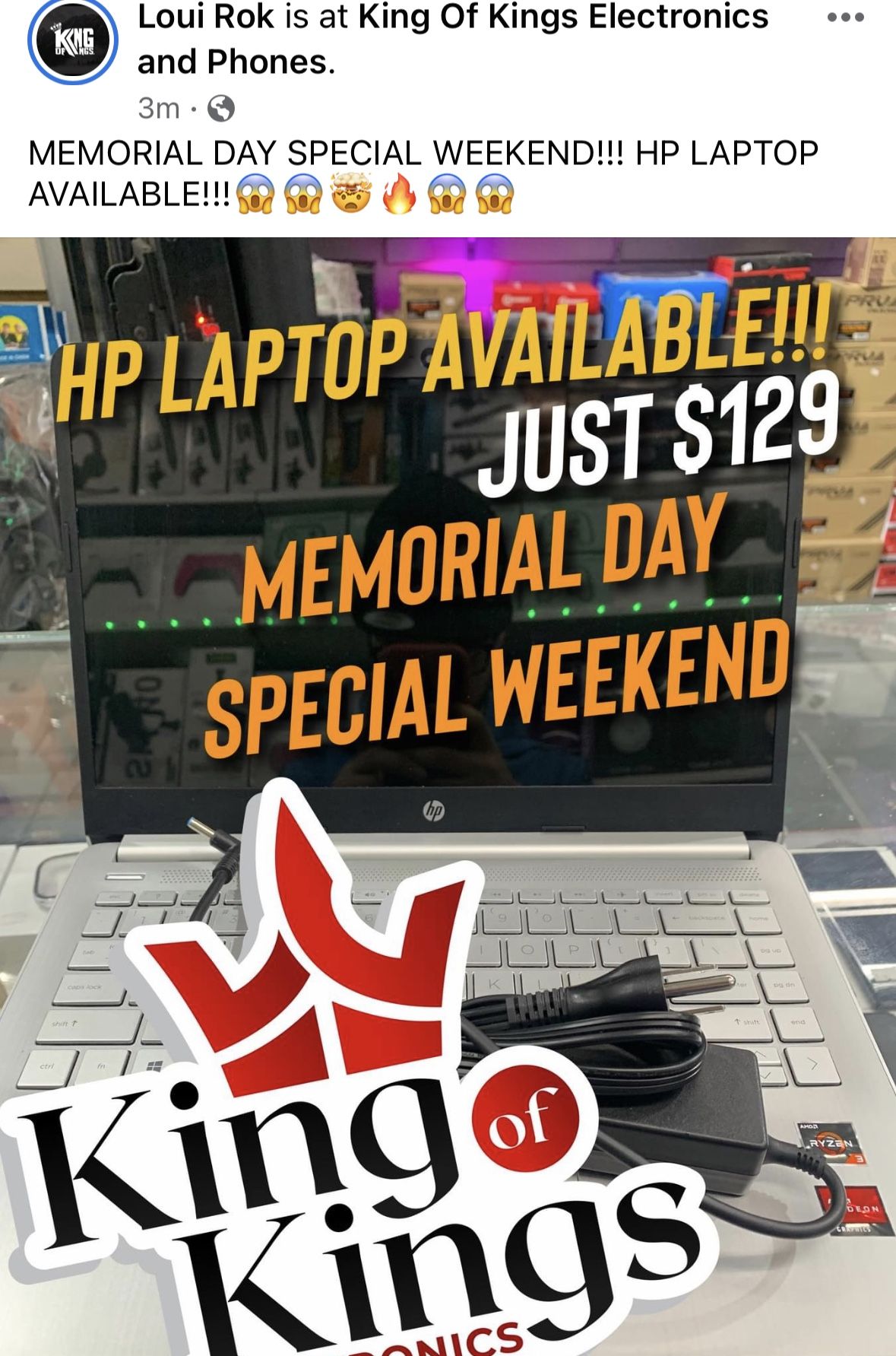 Memorial Day Special