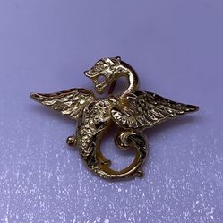14k Dragon Pendant 