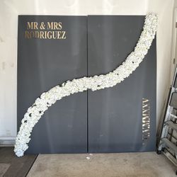 Wedding Flower Backdrop