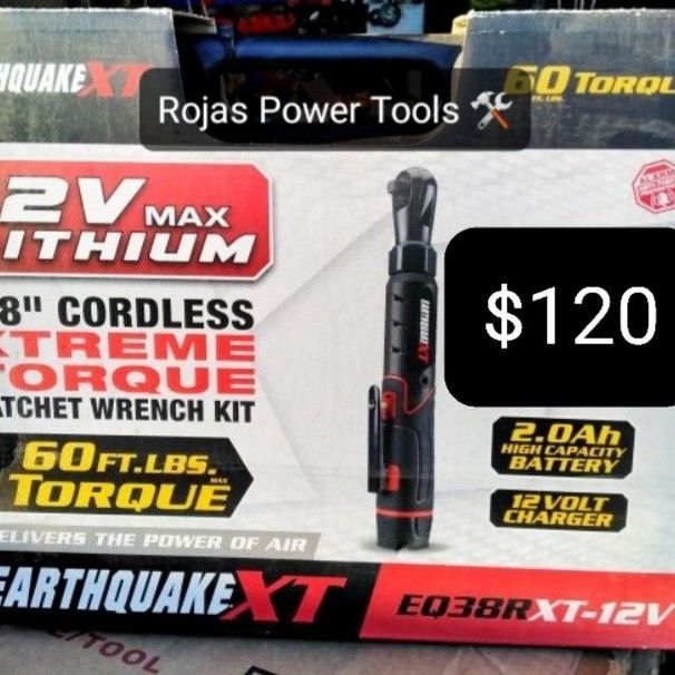 Earthquake best sale cordless ratchet