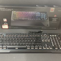  ROCCAT Vulcan 121 Linear Mechanical Gaming Keyboard in Ash Black