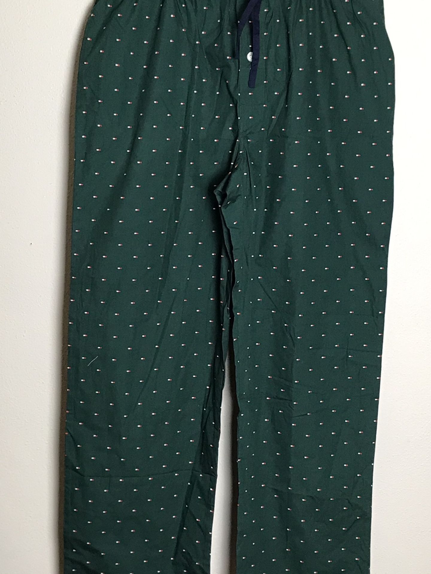 TOMMY HILFIGER ALL OVER PRINT MENS PYJAMA PANTS Size M New without tags