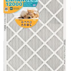 14x25x1 (13.75 x 24.75) ARM & HAMMER™ Enhanced Allergen 12000™ MERV 8 Air Filters, New in Box
