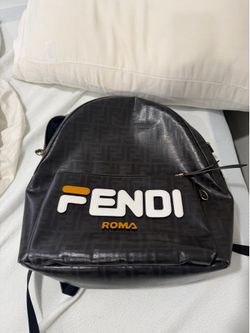 Fendi Roma Vintage Backpack – Zucca Monogram – Black
