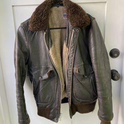 Vintage 80’s Schott Leather Bomber Jacket