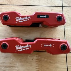 Milwaukee Hex Key Set Metric and SAE