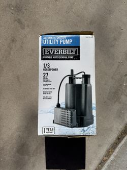 Everbilt Portable Water Removal Pump