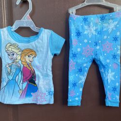 Frozen Pajamas 12 Months