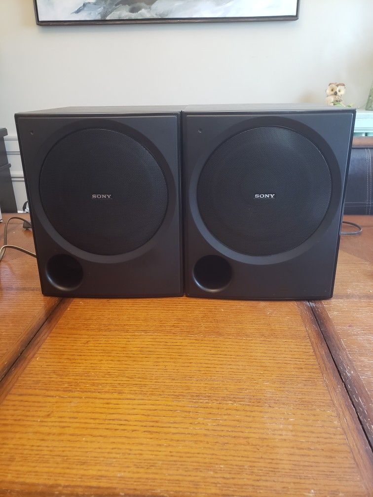 2 Sony Home Theater Subwoofers 