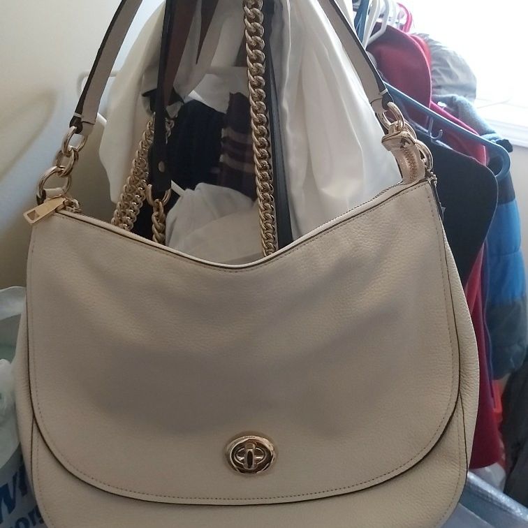 NEW Authentic COACH Leather Shoulder Hobo Bag