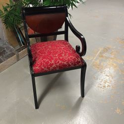 Brown & Red  Chair 