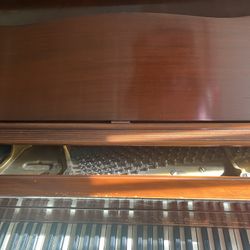 Vintage Upright Aldrich Baby Grand Piano (Not tuned pickup Only)