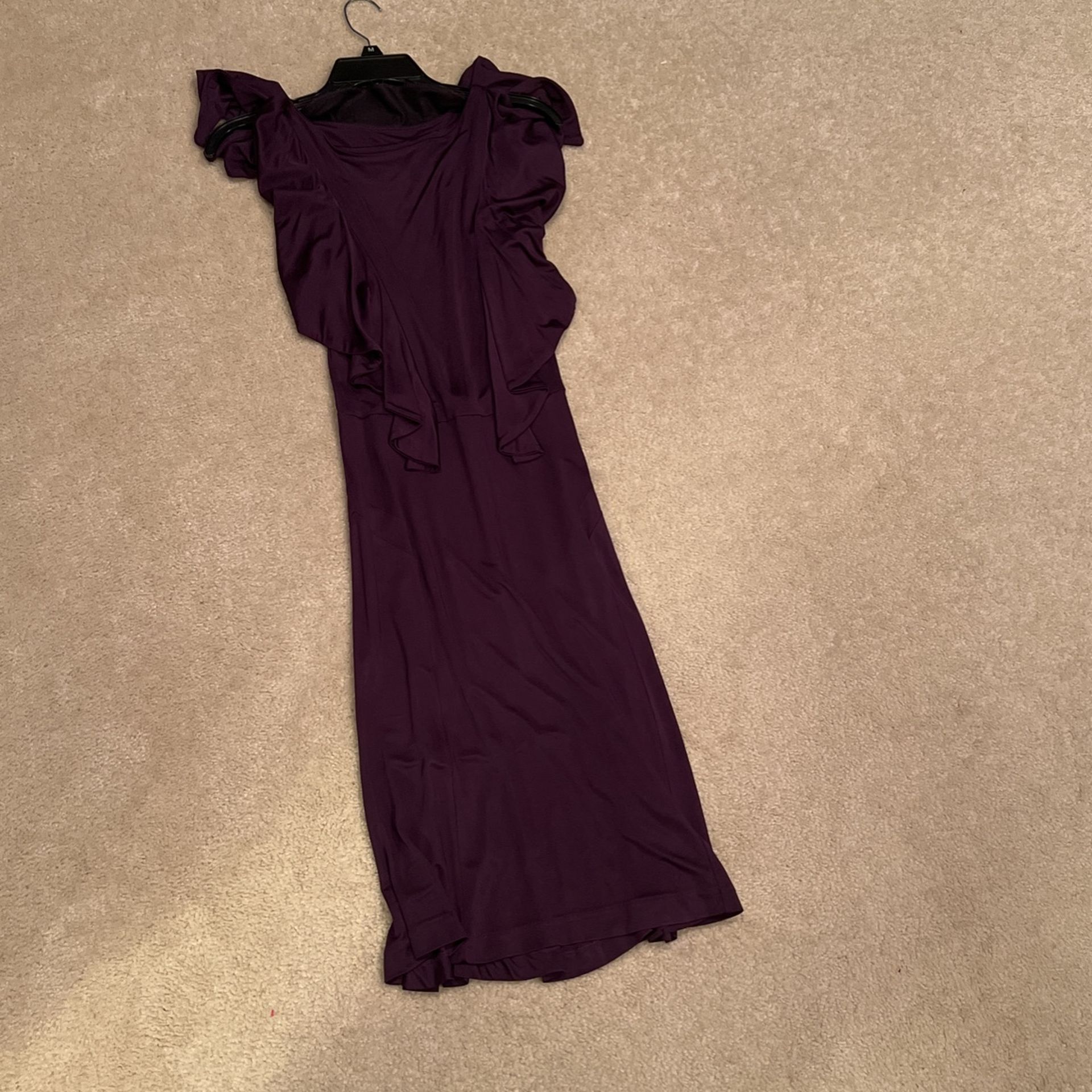 Silky Purple Dress