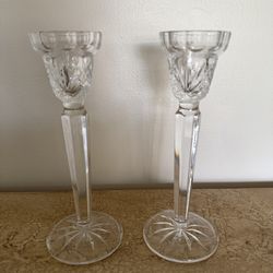 Large Crystal Candle Holder