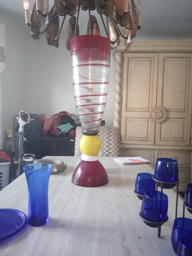 Hand Blown Center Piece