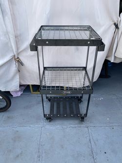 Titan Great Outdoors 3-Tier Barbecue Prep Station and Grill Accessory 23”1/2W x 18”D x 39”H in Good Condition $70 Firm on Price