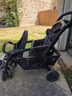Cortina Together Double Stroller - Minerale