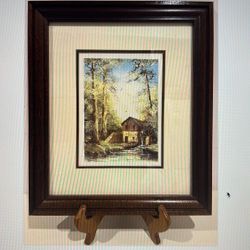 VTG Framed Artwork “Down South Suite” By Sherry Masters Estampes 122/500