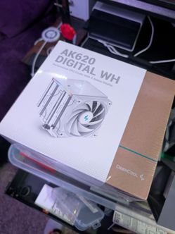 DeepCool AK620 digital white CPU cooler