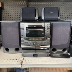 Pioneer Stereo File Receiver System 25 CD Changer AM FM Audio