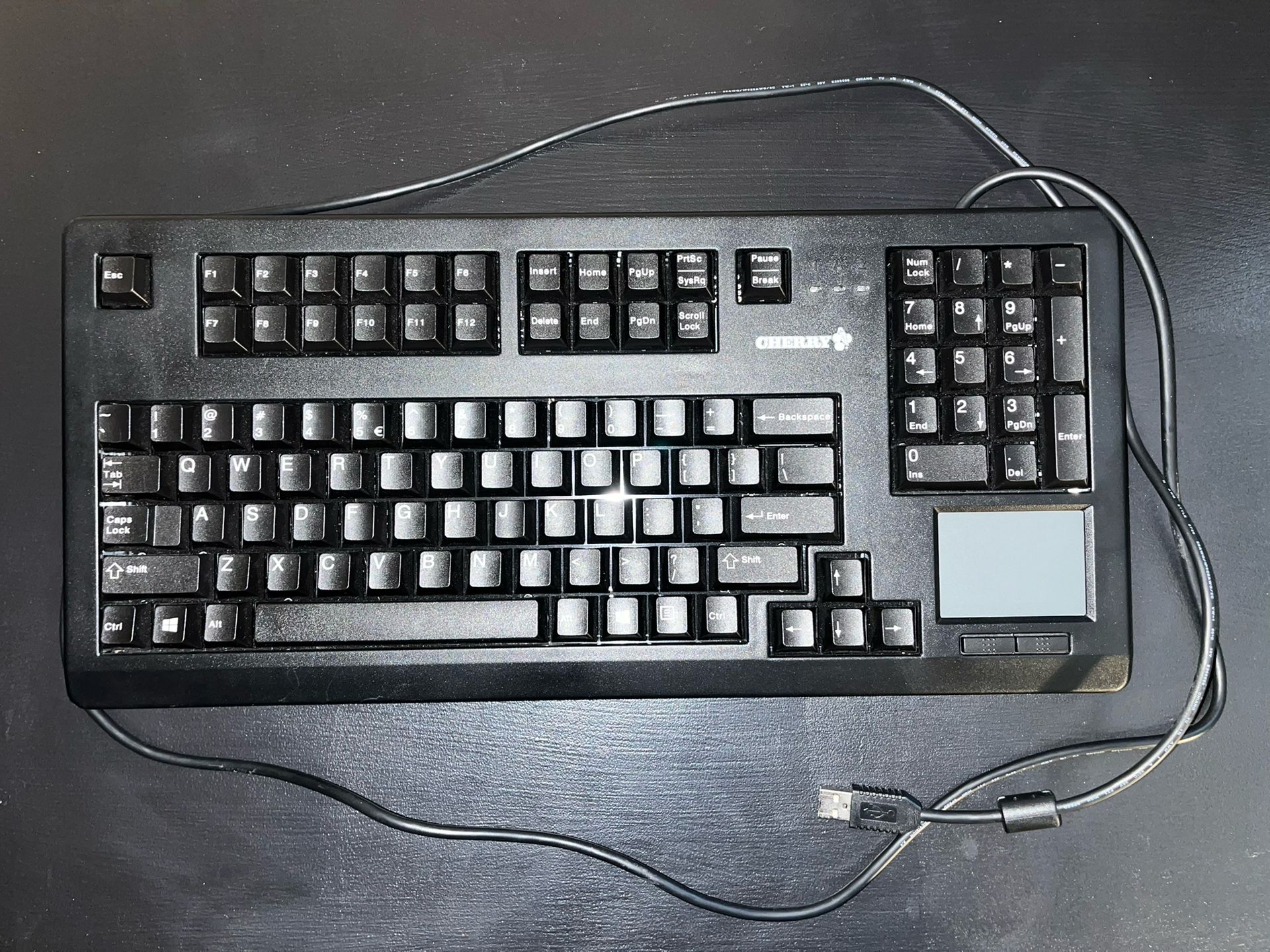 Mechanical Keyboard w/ Touchpad CHERRY G80-11900 MX 11900 USB - Industrial Grade