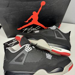 Air Jordan 4 Retro Bred Size 11.5m