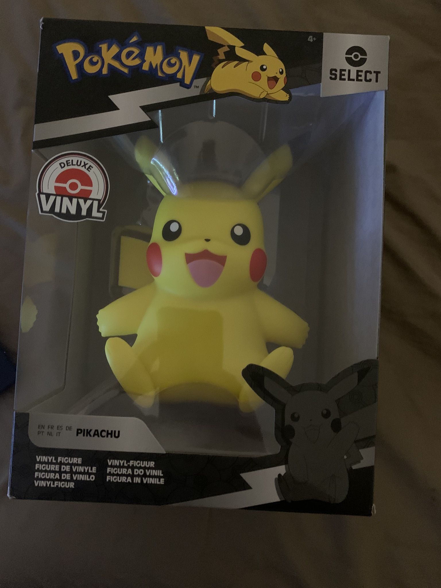 8" PIKACHU Deluxe Select Vinyl Series 1 Pokemon New Sealed Gifts Collectible