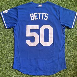 Dodgers Mookie Betts Blue Jersey Stitched 